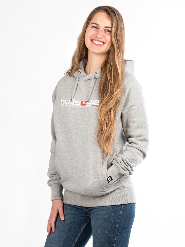 Bullseye Hoodie "bullseye" Premium grey – Bild 2