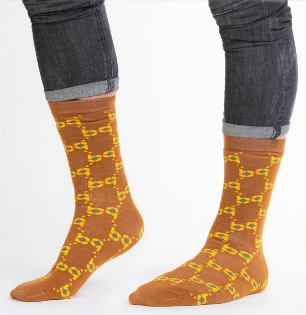 Socks brown Bucci